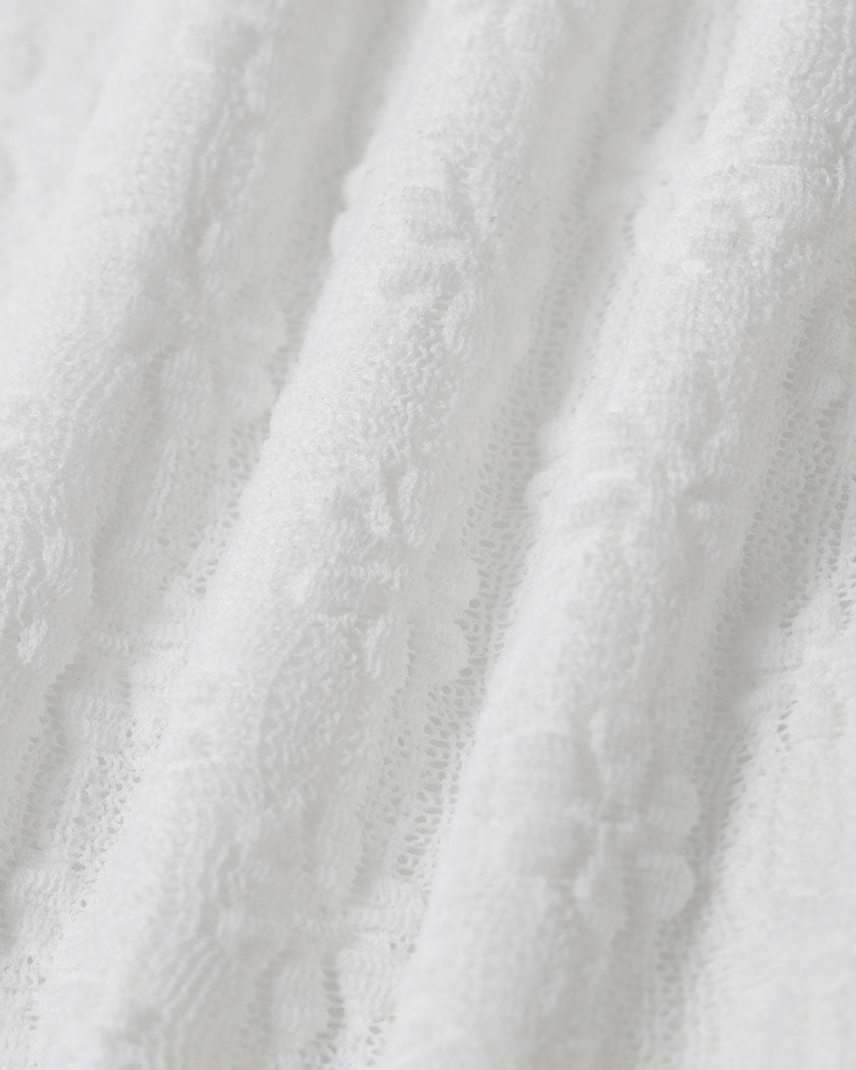 Beyaz Jakarlı Denizkızı Midi Etek