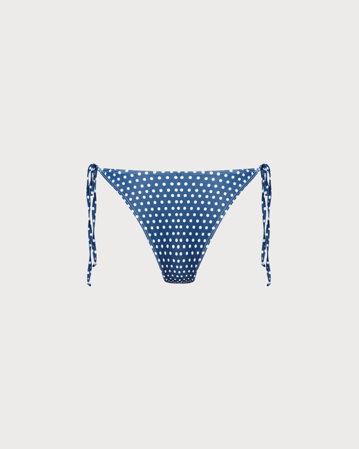 Mavi Polka Dot Balenli Bikini Takımı