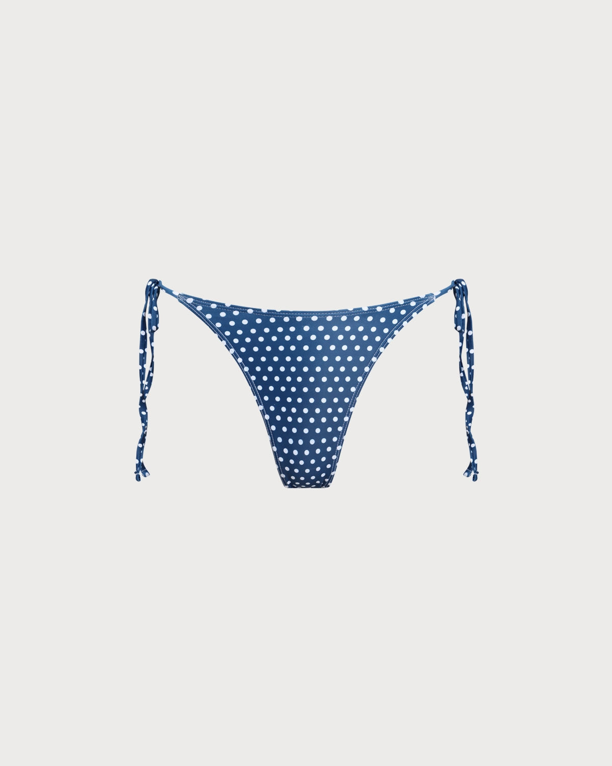 Mavi Polka Dot Balenli Bikini Takımı