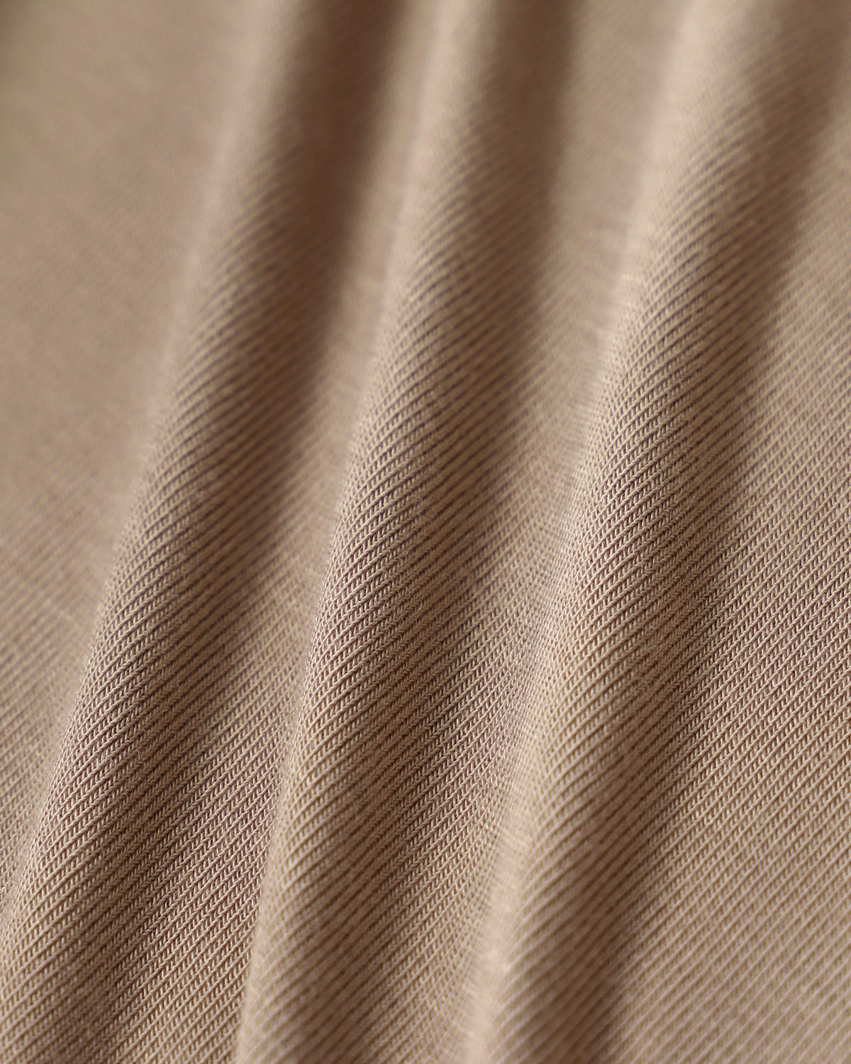 Haki V Yaka Büzgülü İnce Tişört