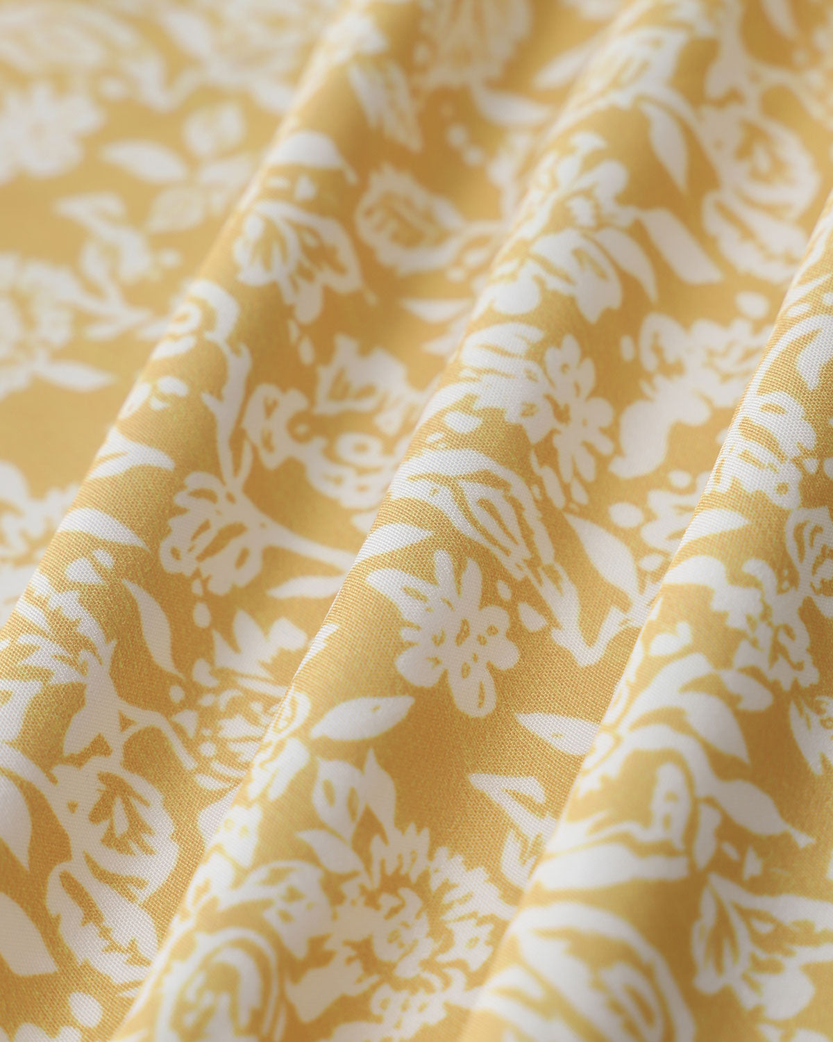 Sarı Çiçekli Sırtı Açık Slip Midi Elbise