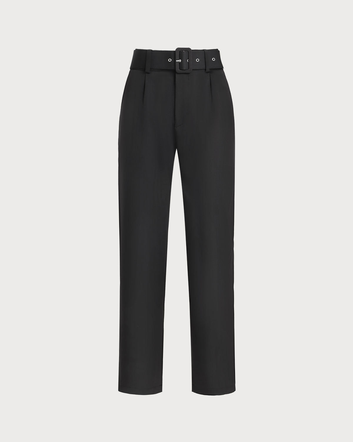 Siyah Düz Paça Pantolon