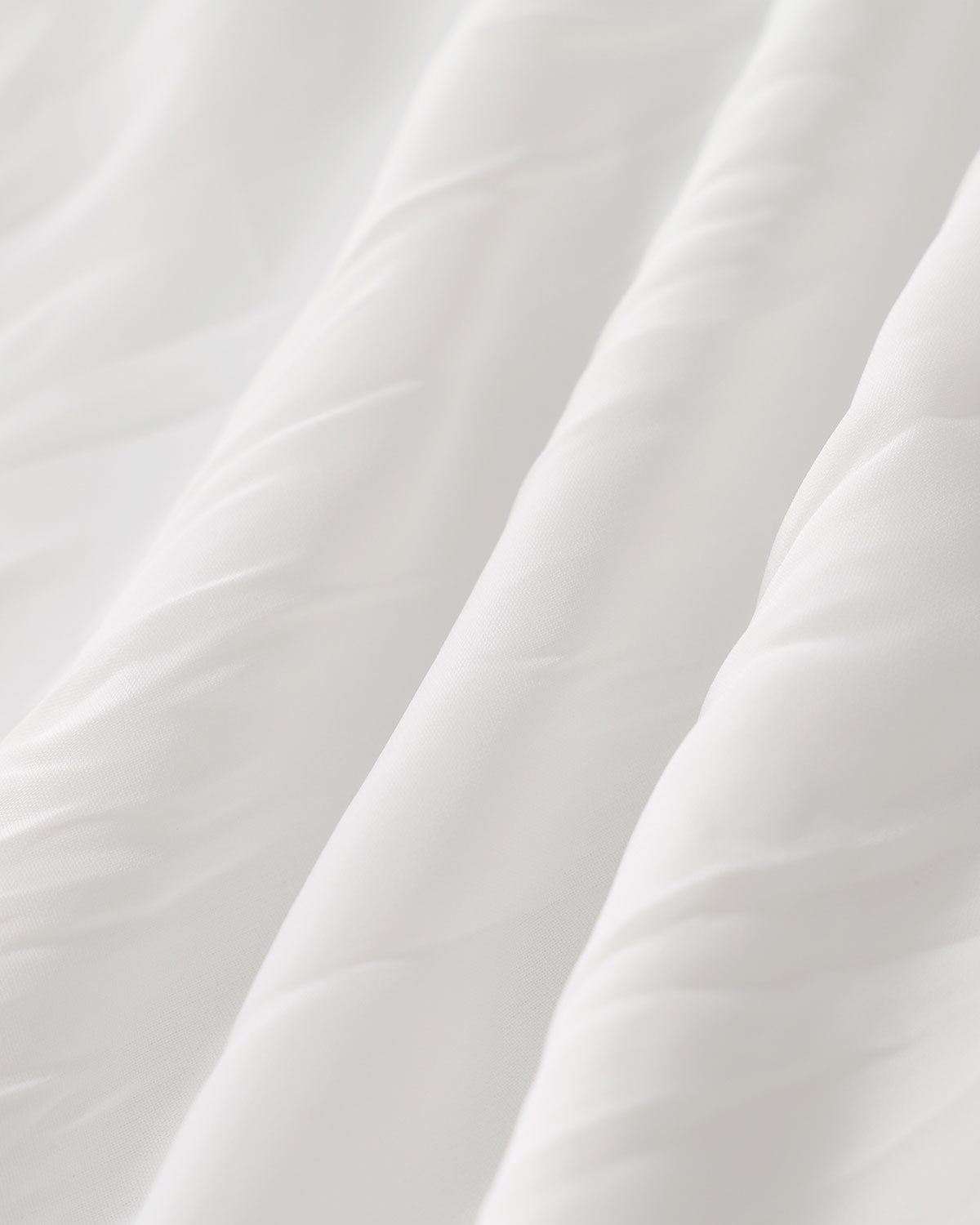 Beyaz Lastikli Düz Bel Etek