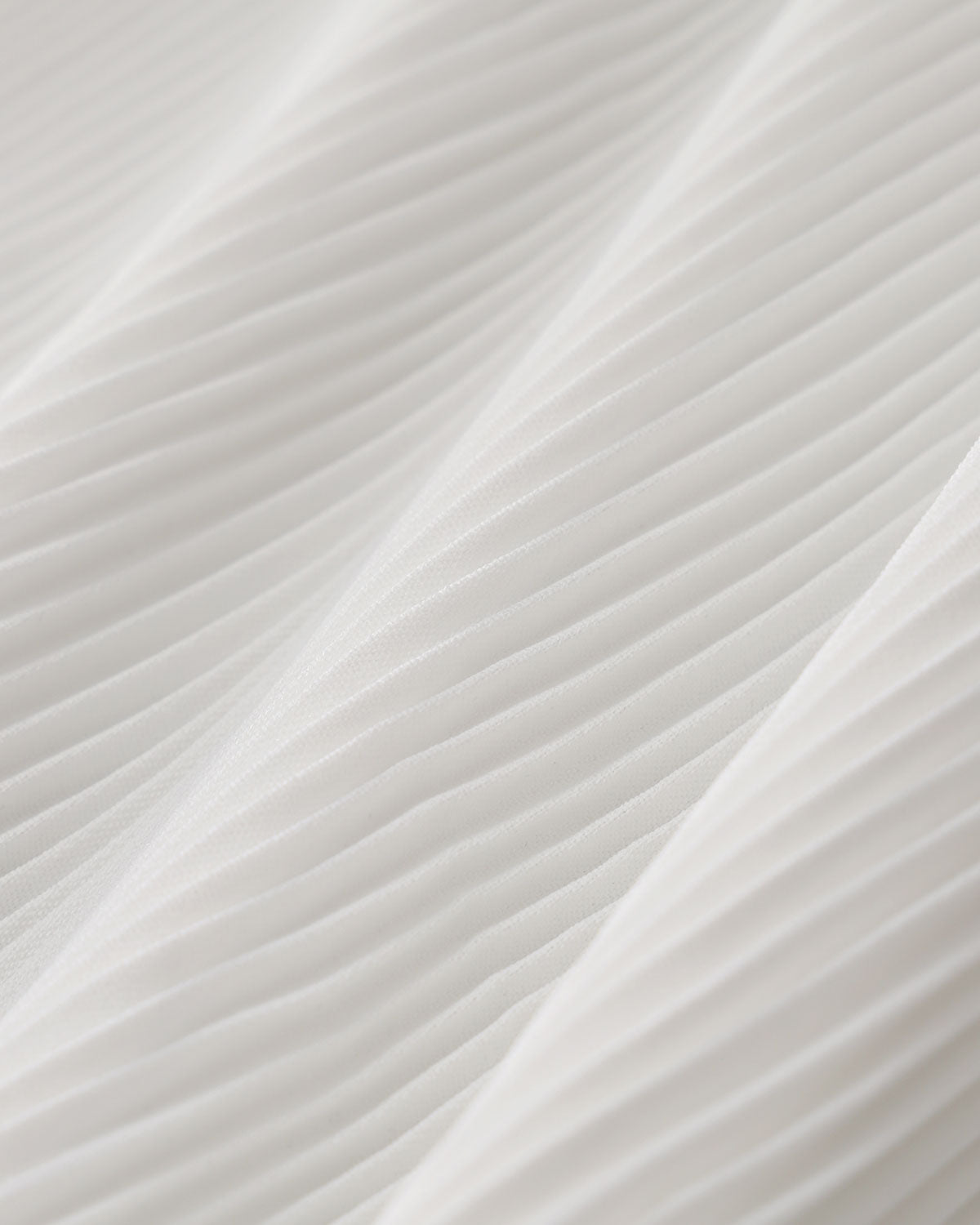 Beyaz Pileli Midi Etek