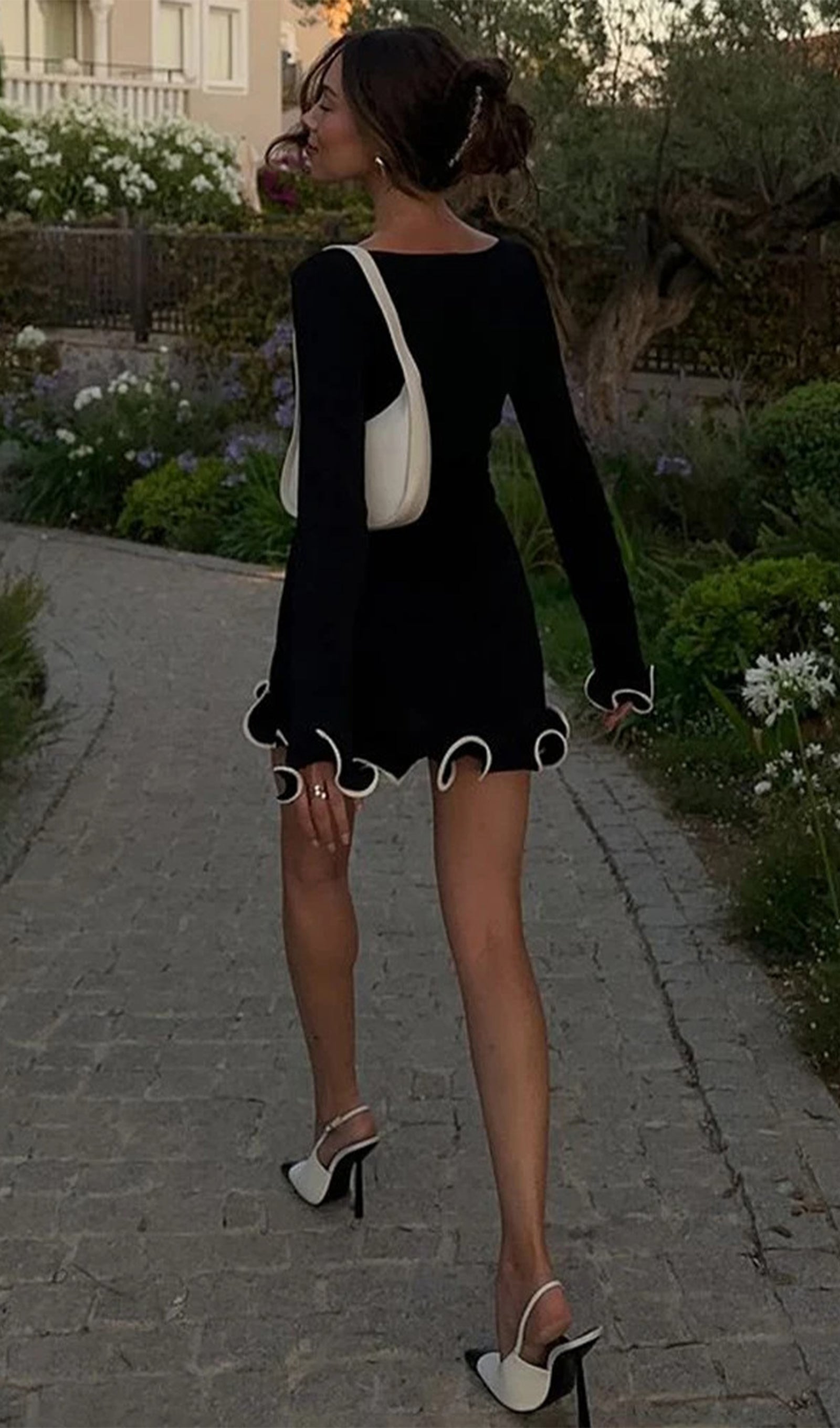 Volanlı Mini Elbise