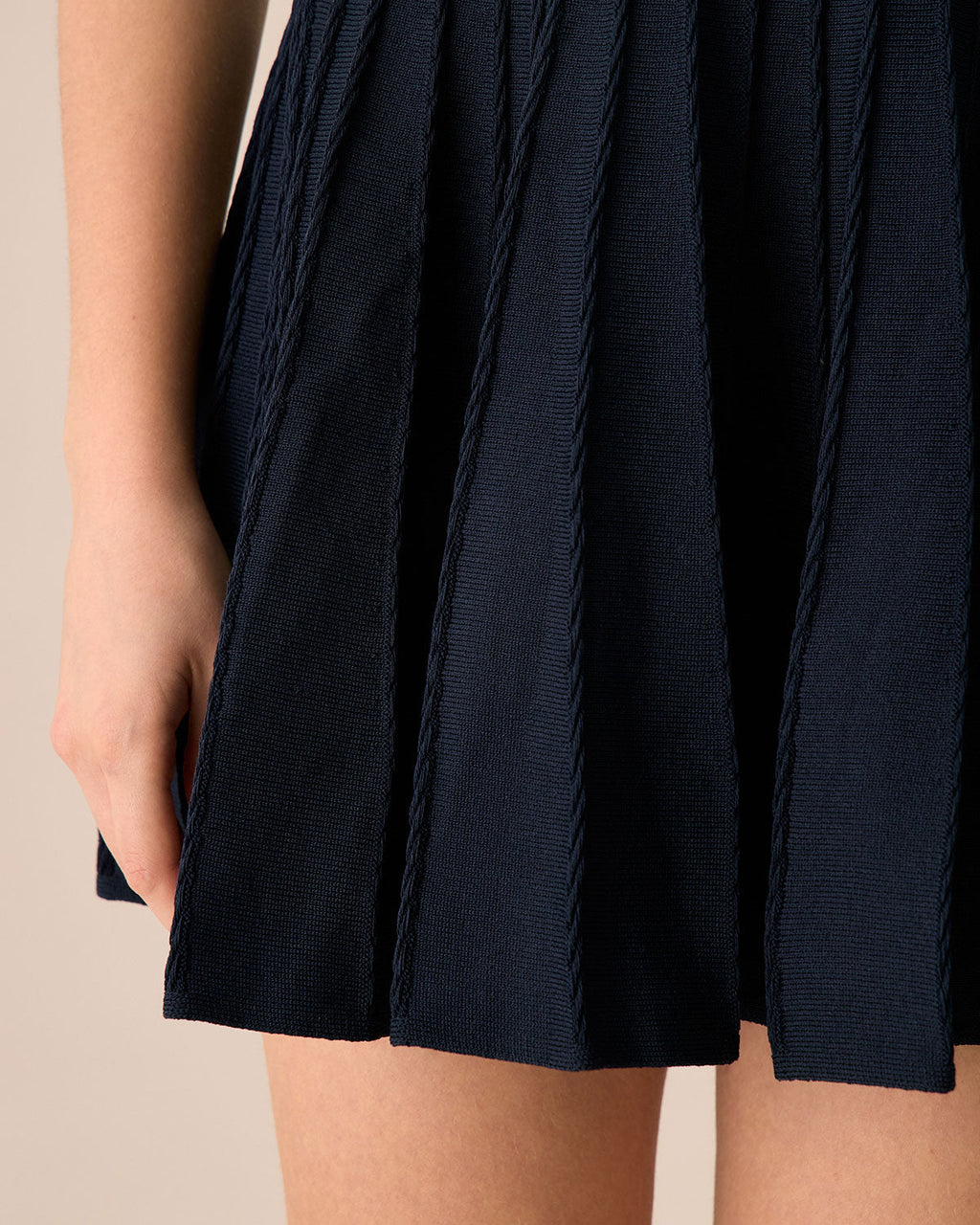 Kadın Lacivert Örme Kazak Elbise