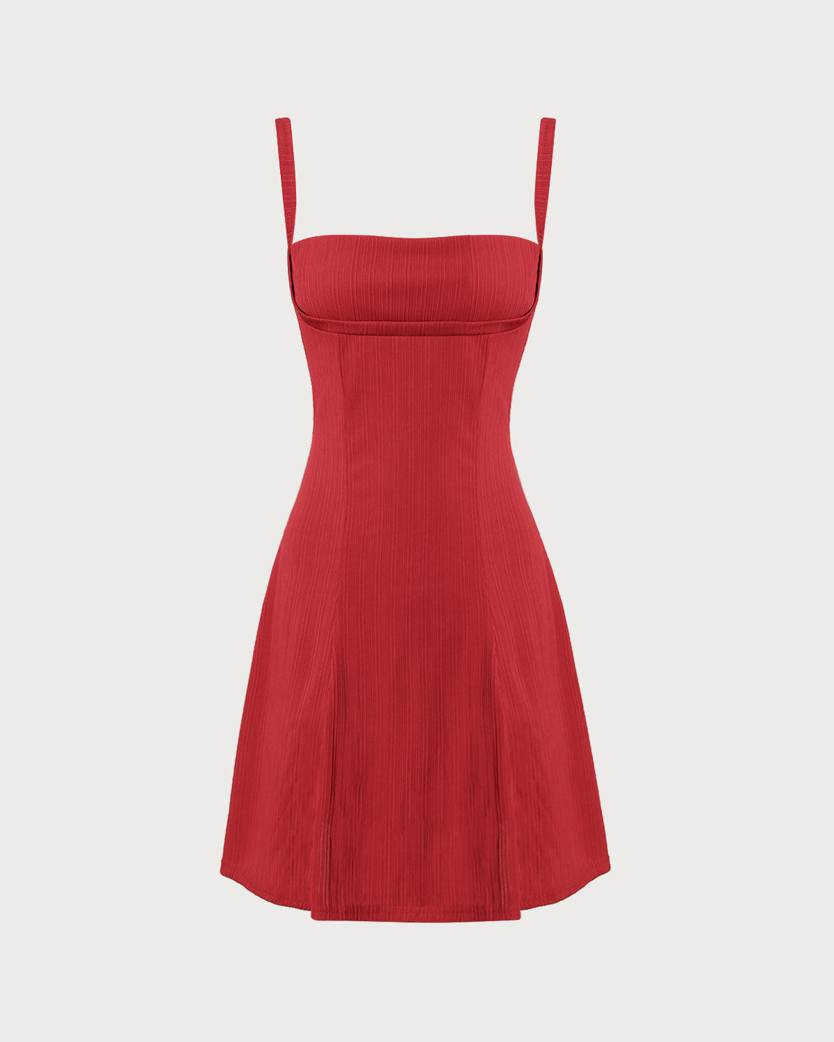 Kırmızı Slip Mini Elbise