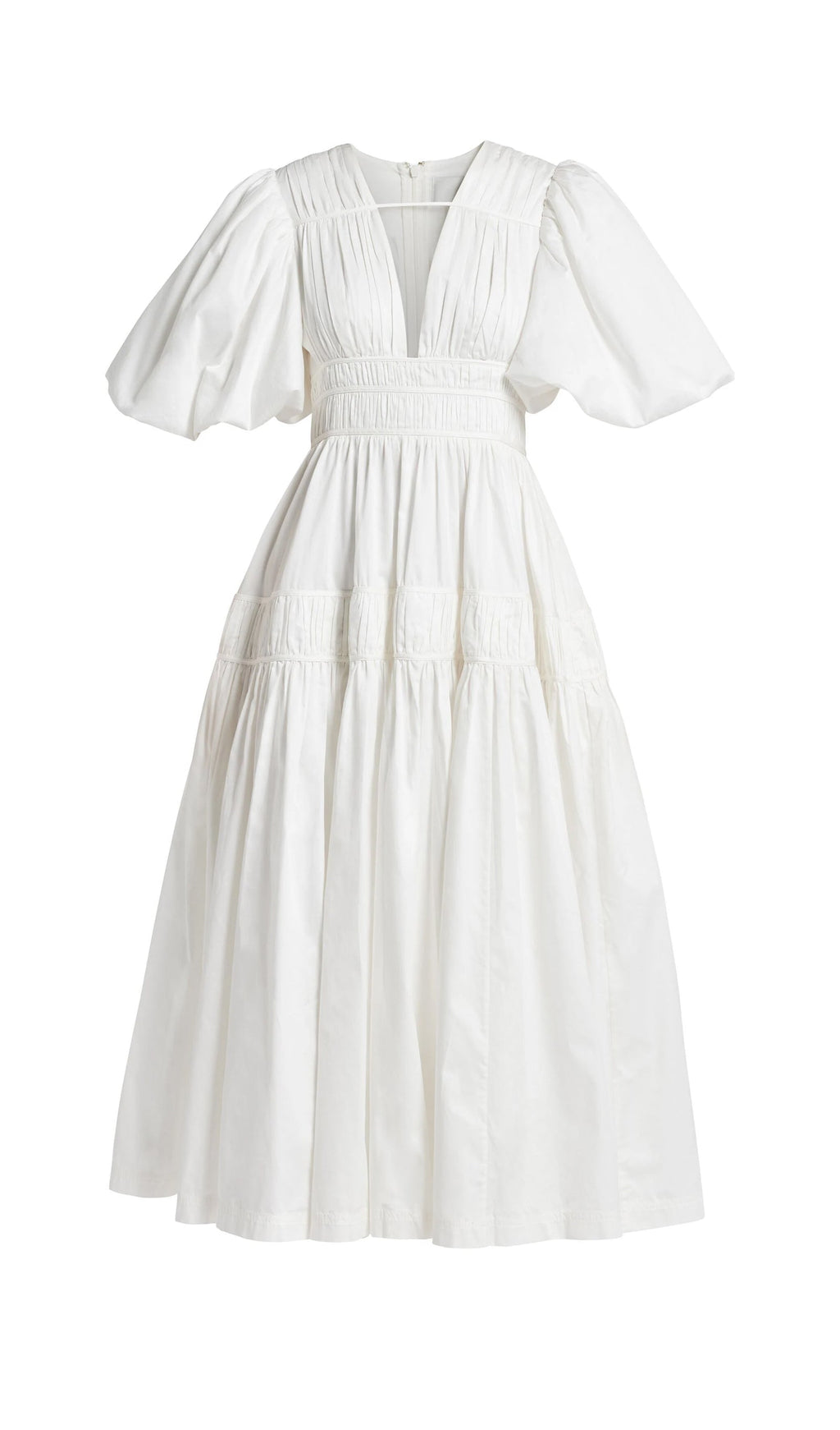 Fallingwater Fırfırlı Midi Elbise