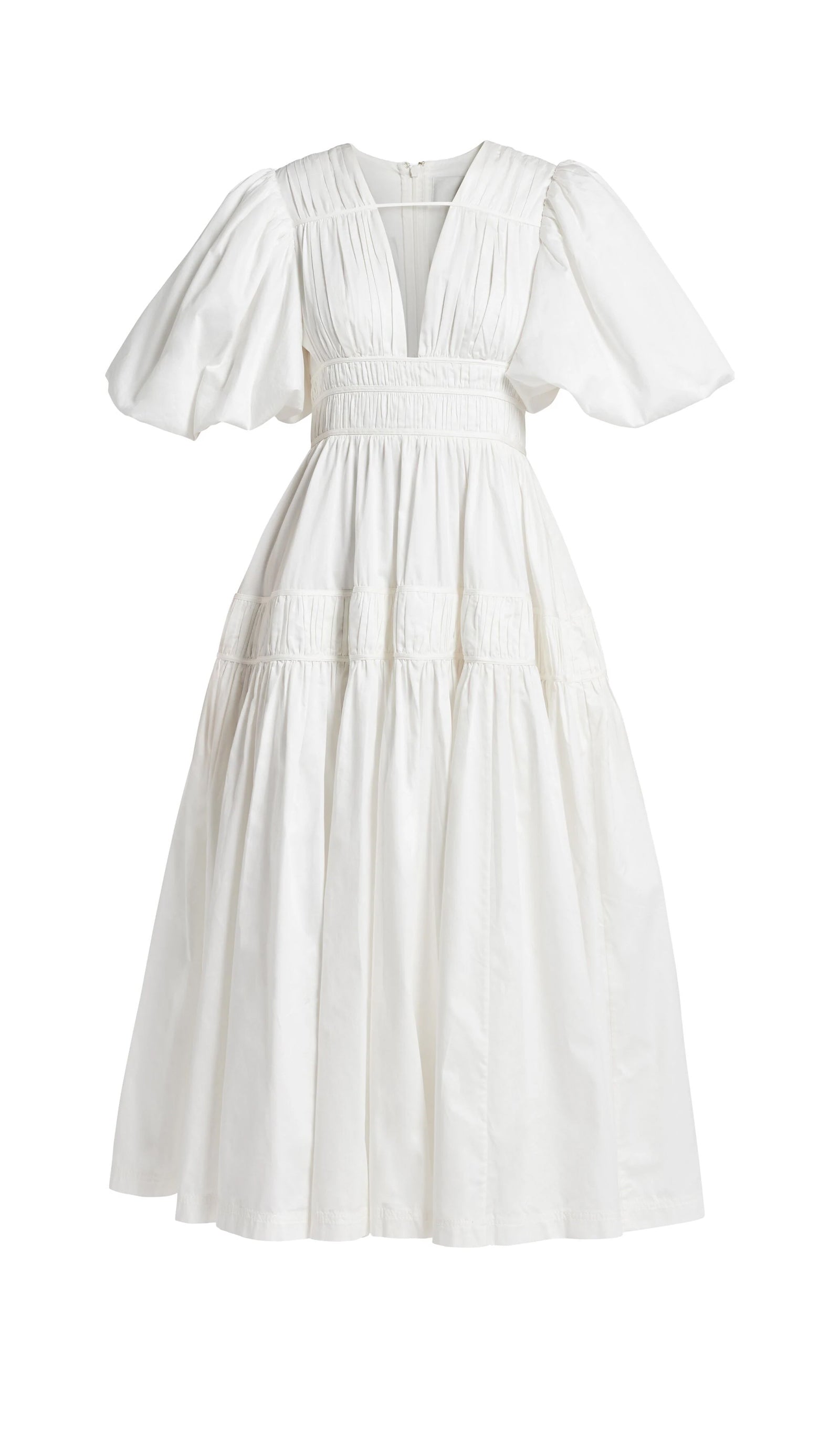 Fallingwater Fırfırlı Midi Elbise