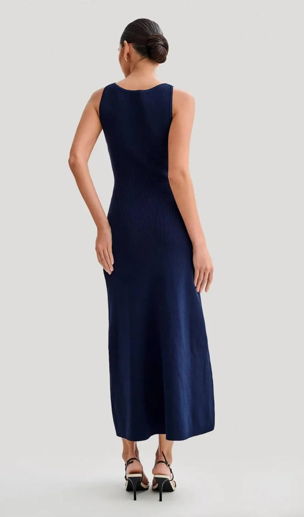 A Kesim Örme Midi Elbise