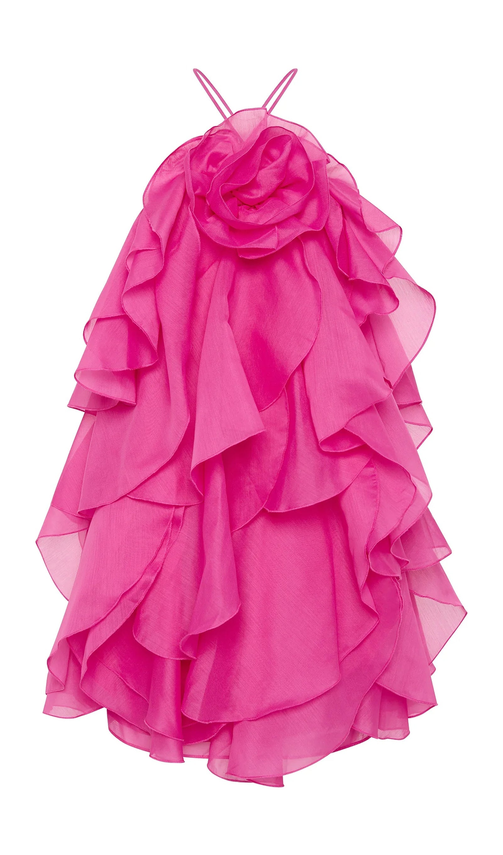 Askılı Katmanlı Mini Elbise