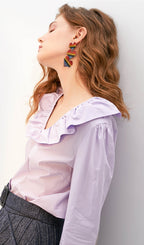 Kalp Sallantılı Damla Küpeler