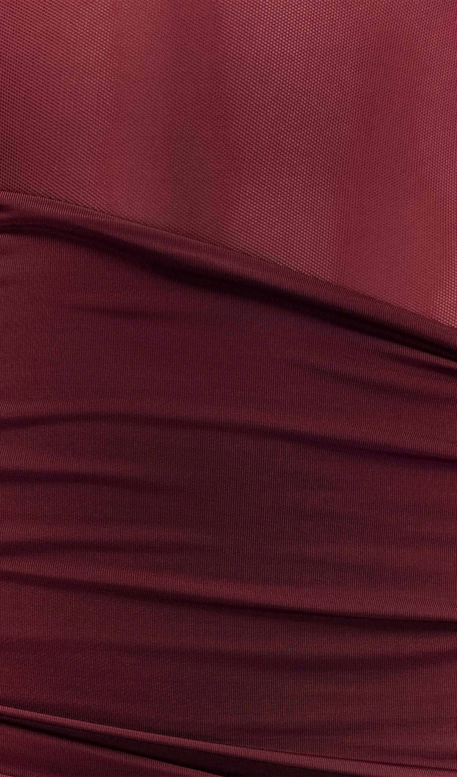 Tek Omuzlu File Uzun Elbise