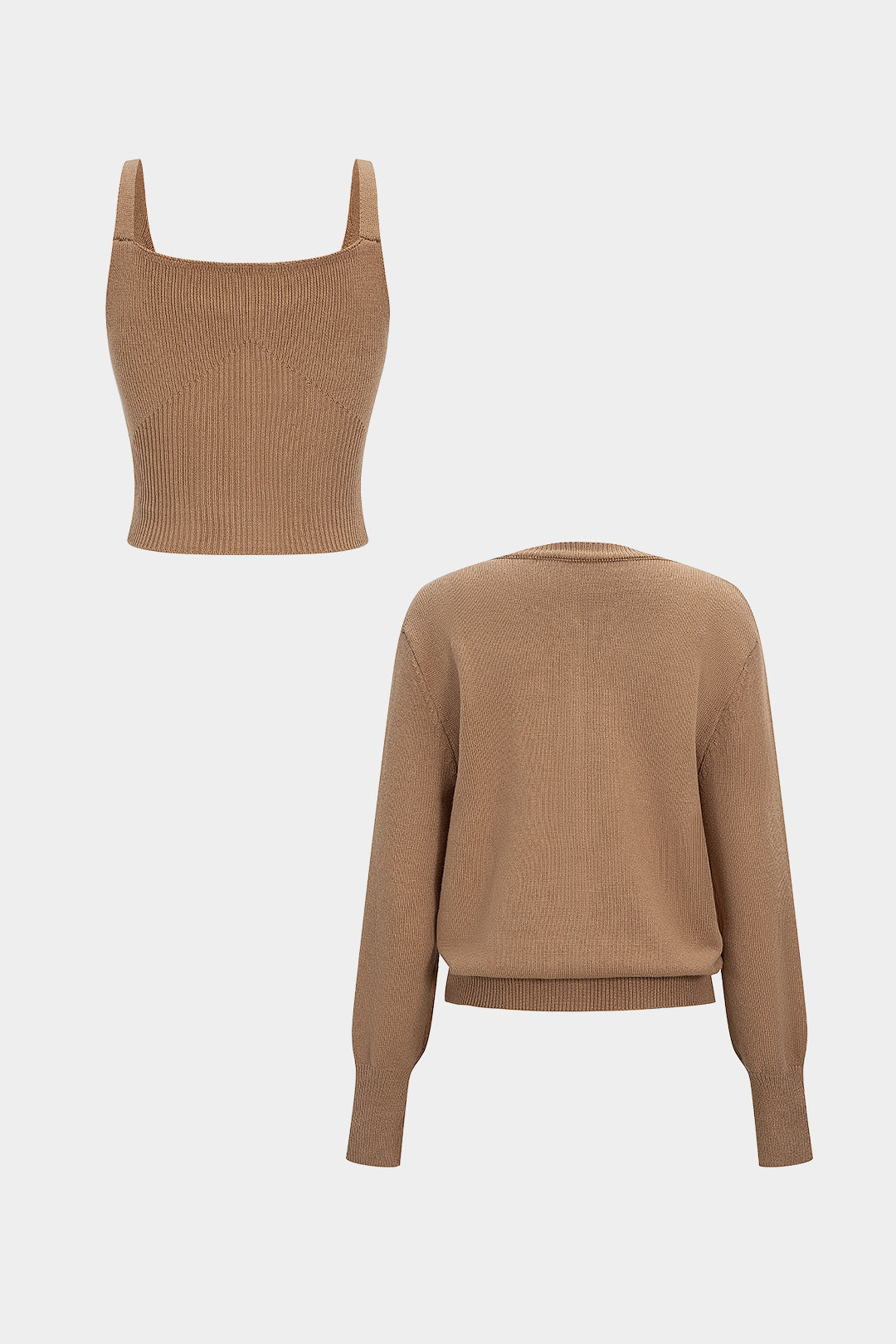 VERONA | İkili Minimal Üst & Hırka Seti