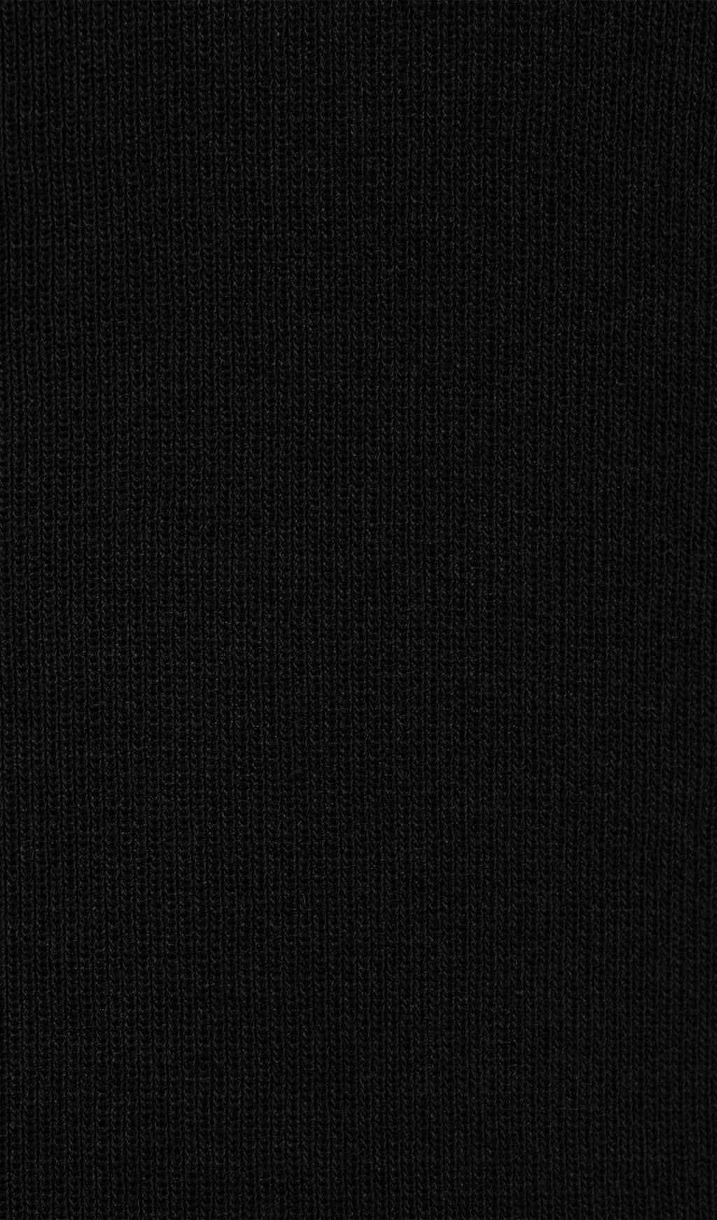 Siyah Renkli Kontrast Kenarlı Örme Mini Elbise