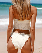 Beyaz Twist Tankini Mayo