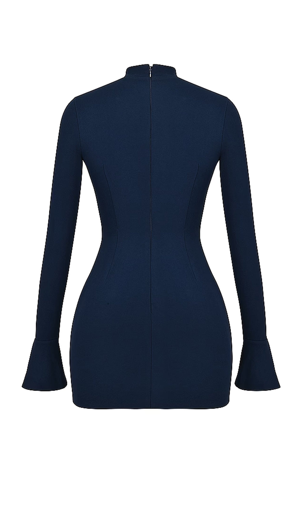 Düz İnce Kalçaya Oturan Mini Elbise