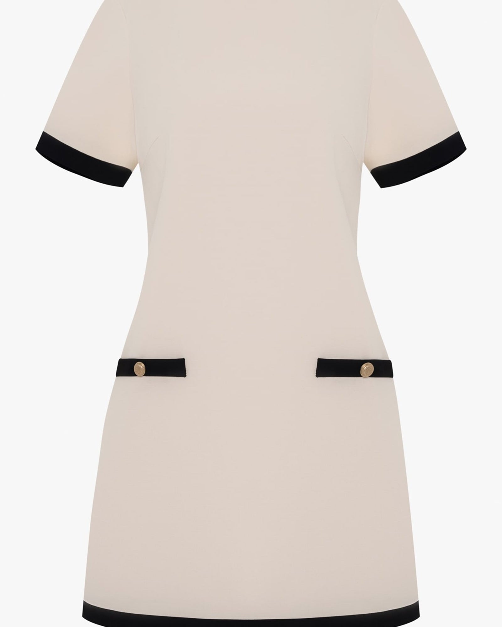 Demure A Silhouette Mini Elbise