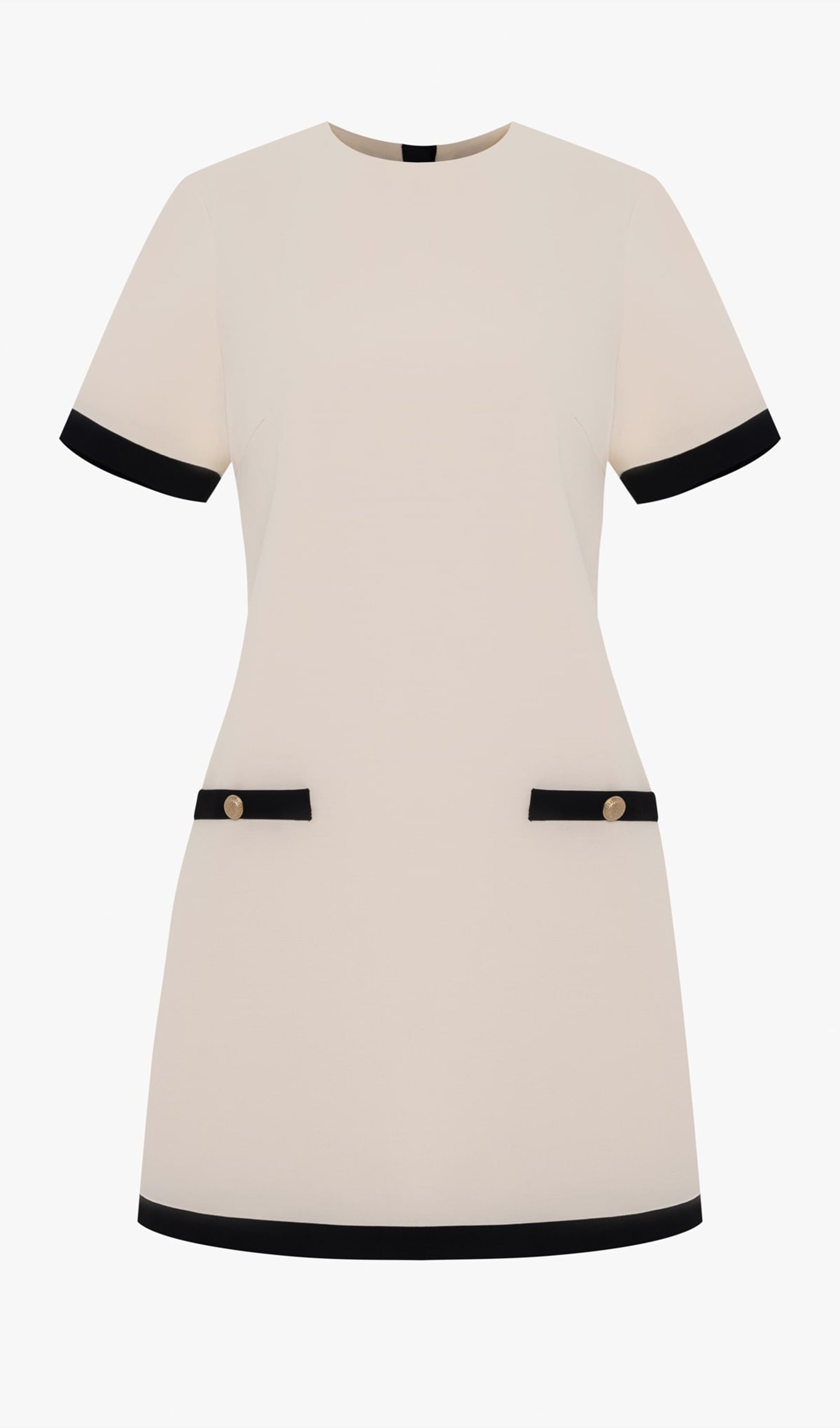 Demure A Silhouette Mini Elbise