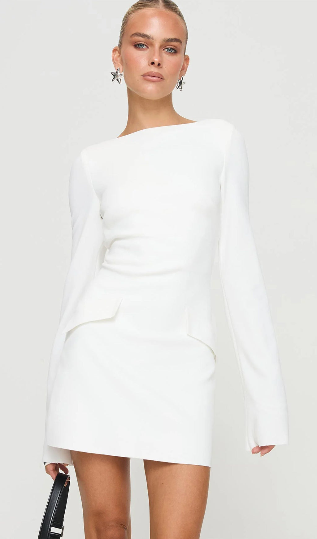 Carters Açık Sırtlı Mini Elbise Beyaz