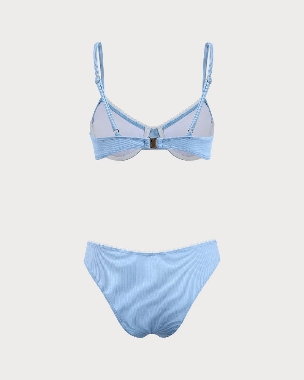 Mavi Papatya Balenli Bikini Takımı