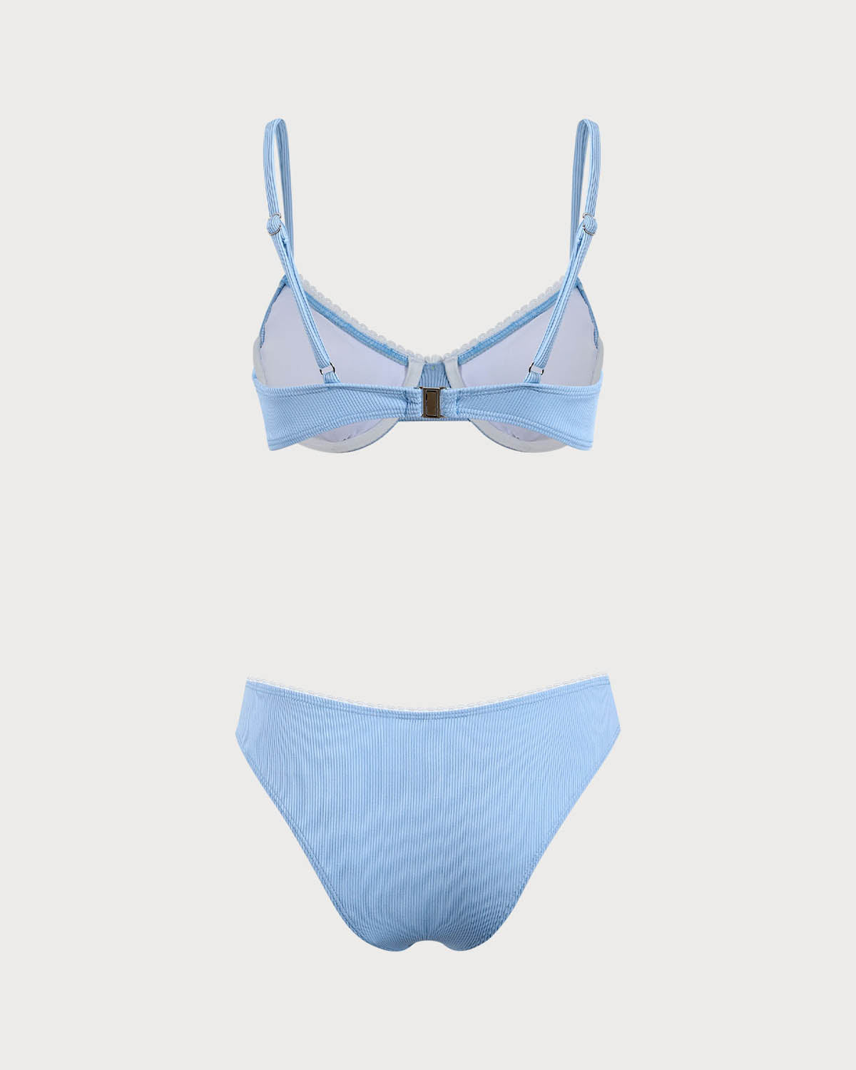 Mavi Papatya Balenli Bikini Takımı