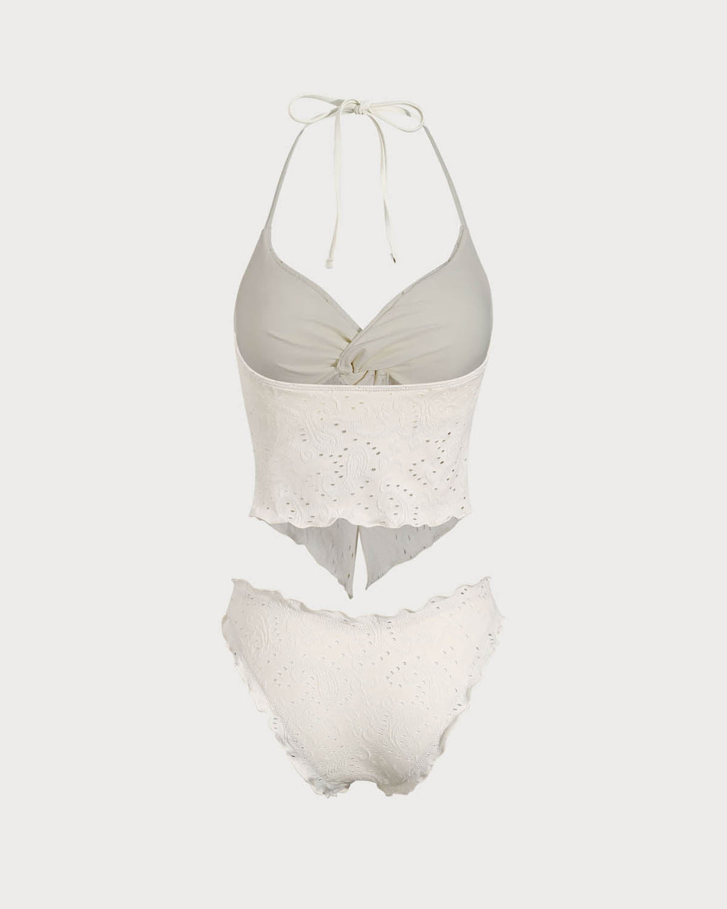 Beyaz Twist Tankini Mayo