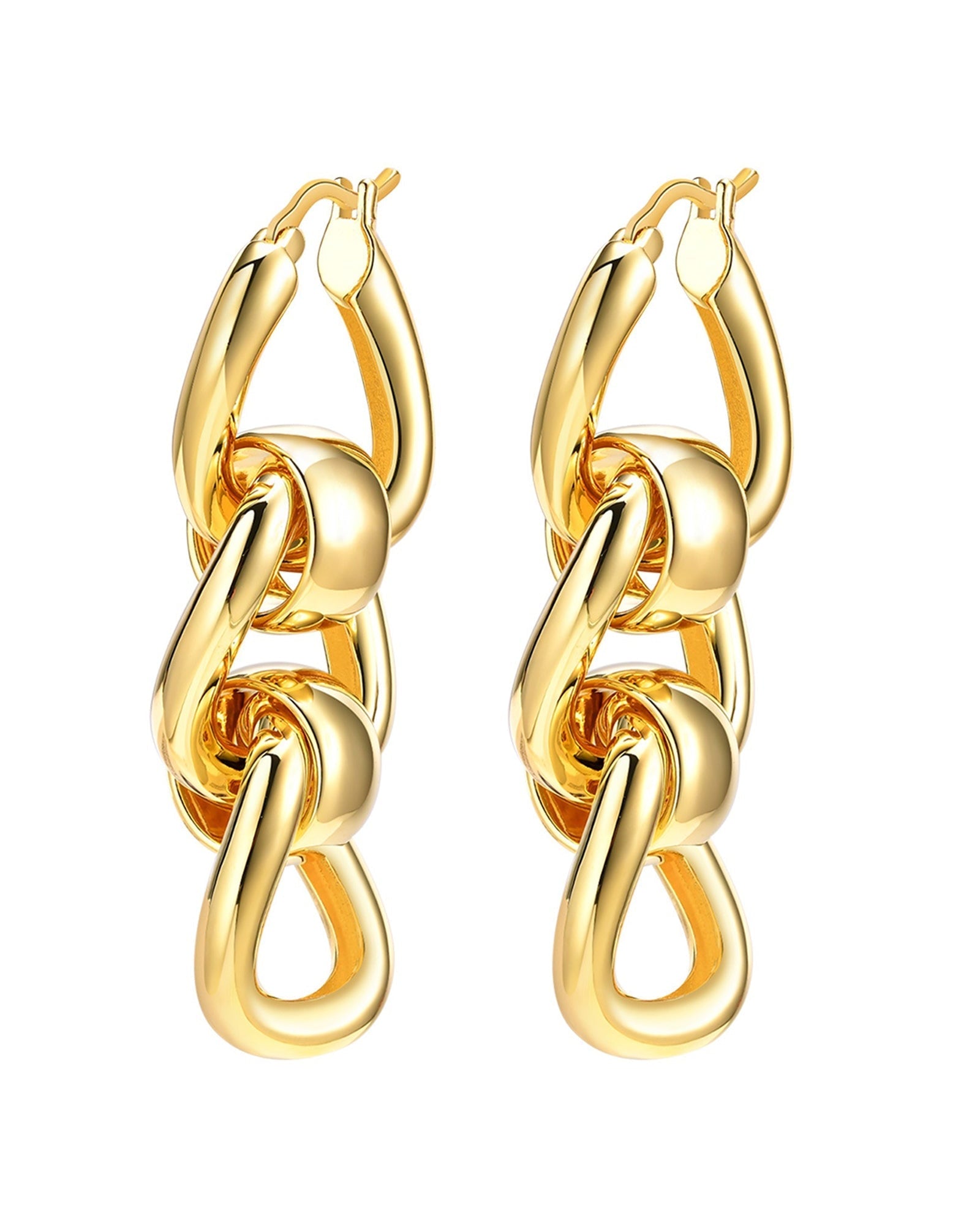 Metal Zincir Küpeler