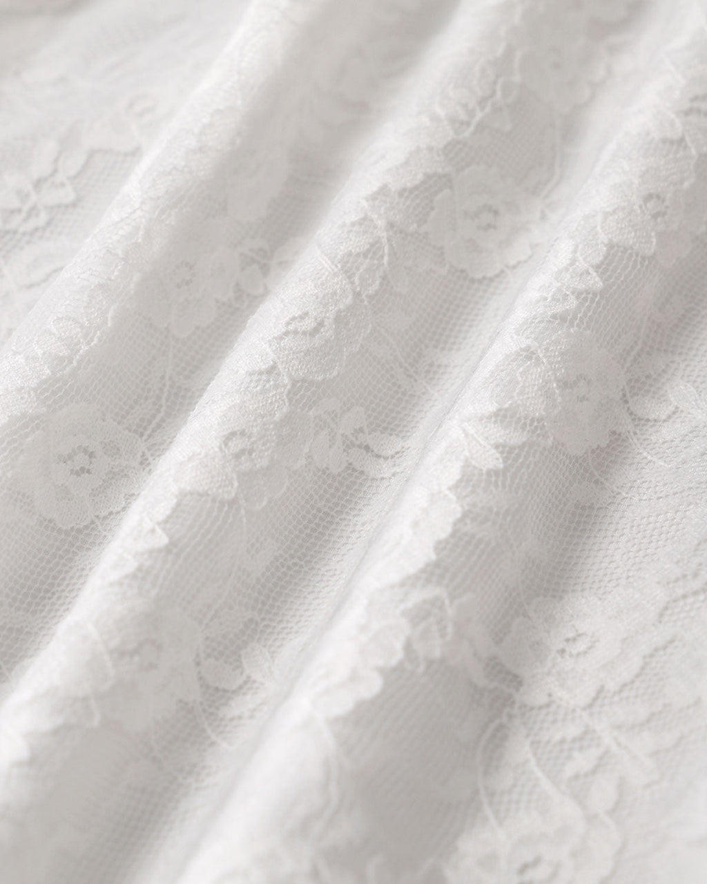 Beyaz Jakarlı Beli Lastikli Midi Etek