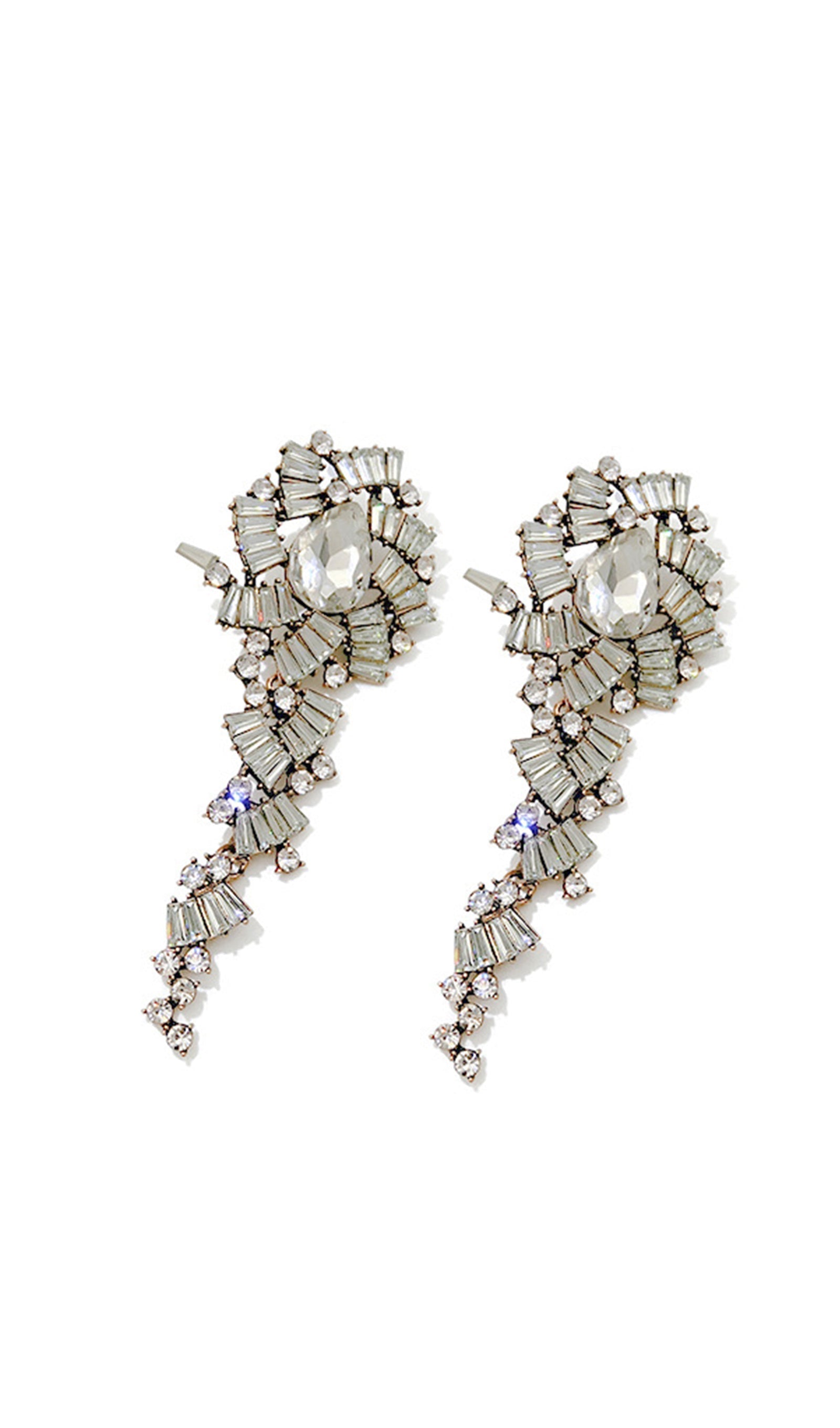 Yapay Elmas Sarkan Damla Küpeler