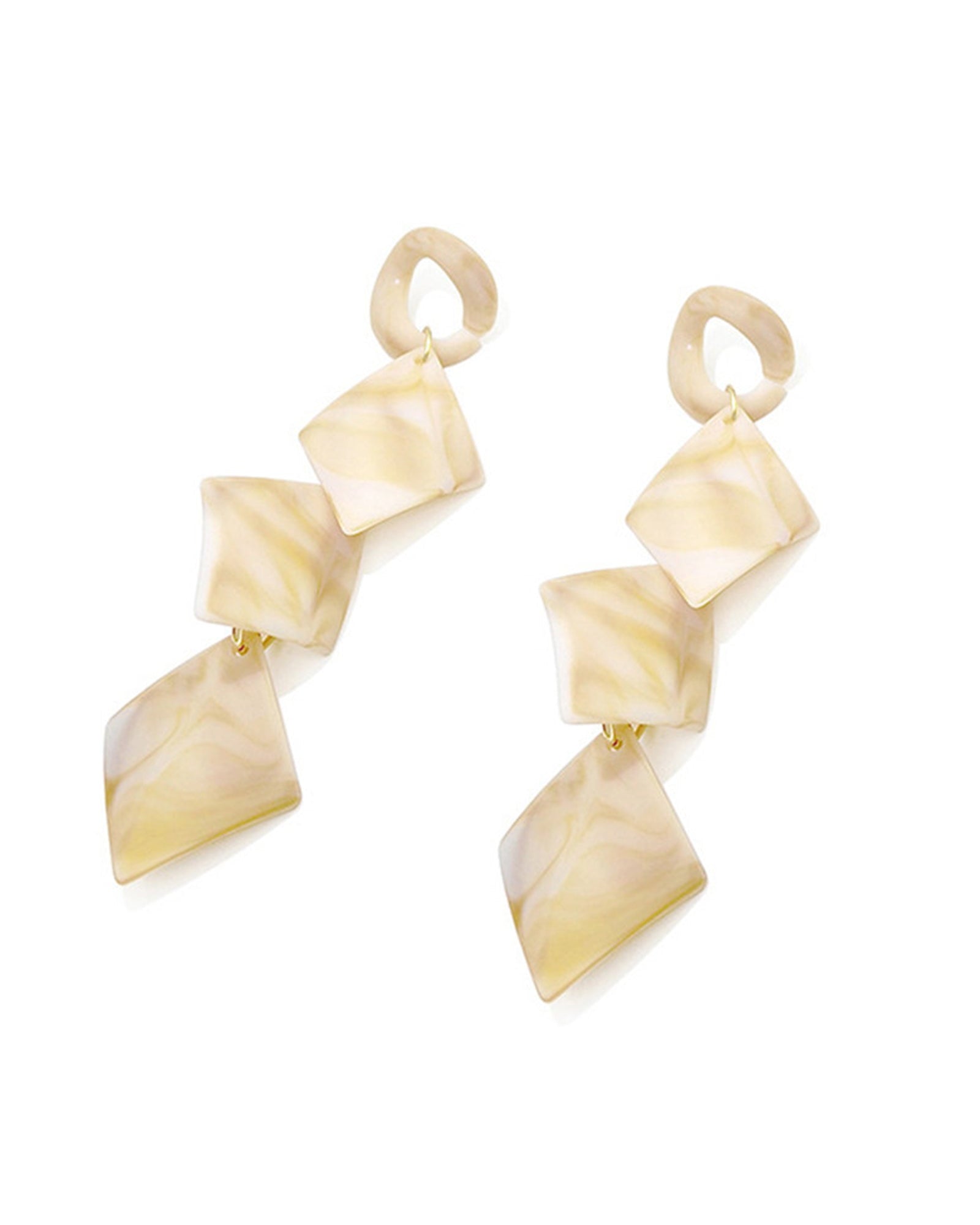 Geometrik Sallantılı Küpeler