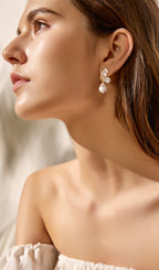 Vintage Çiçek Küpeler