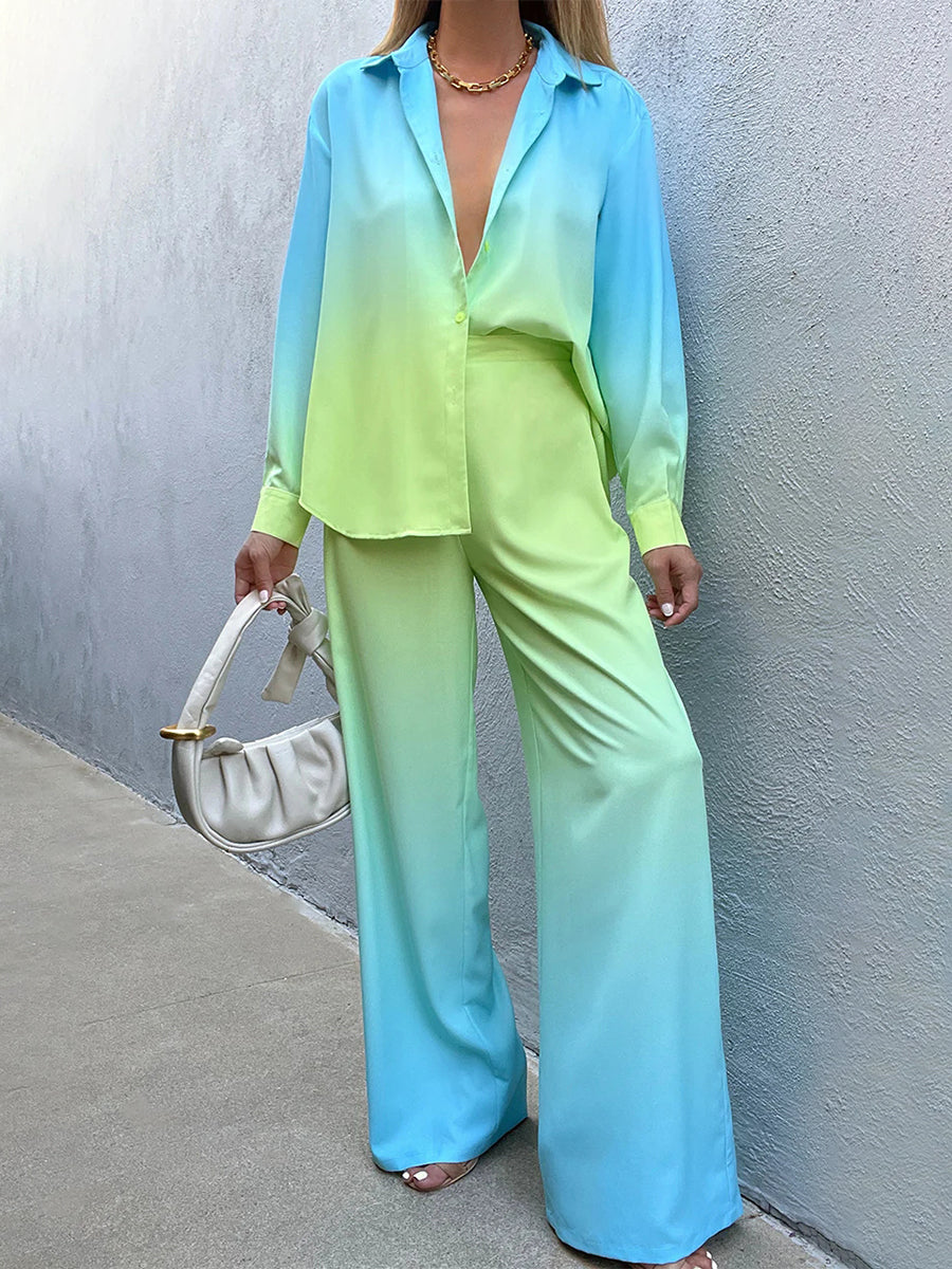 Degrade Pantolon Takımı