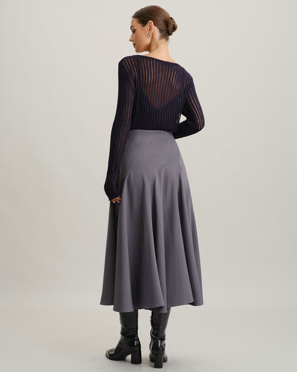 Lacivert Kazak İki Parçalı Takım