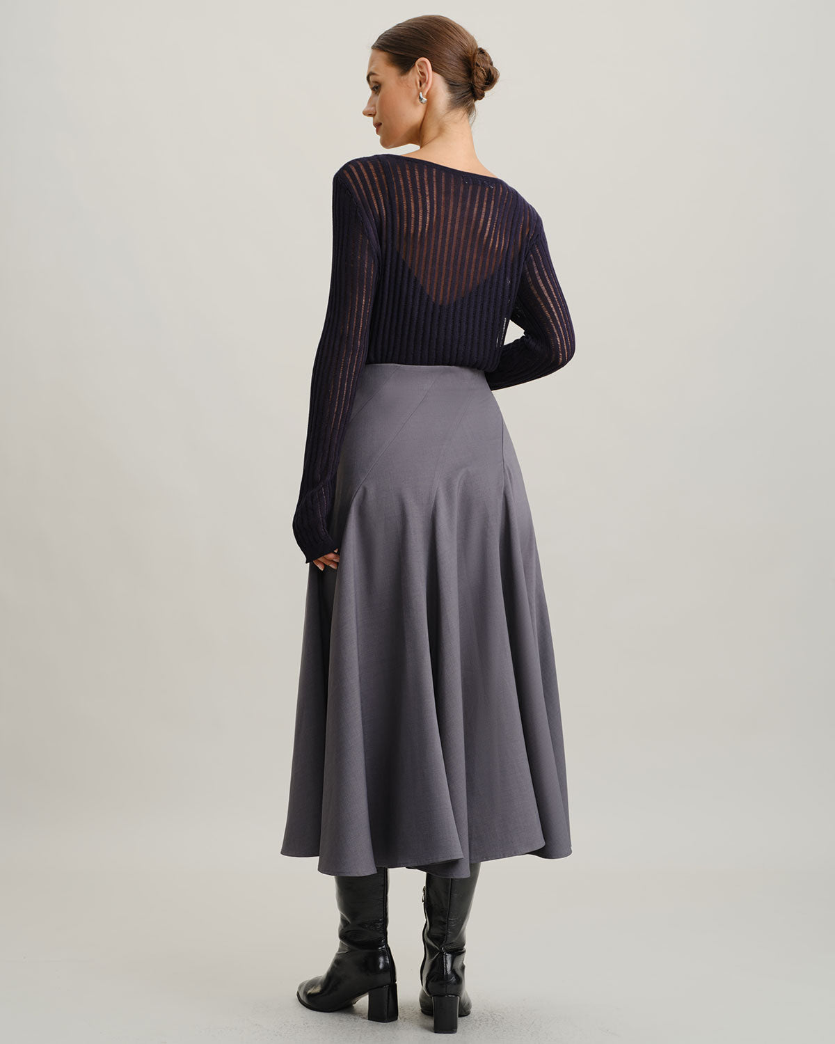 Lacivert Kazak İki Parçalı Takım