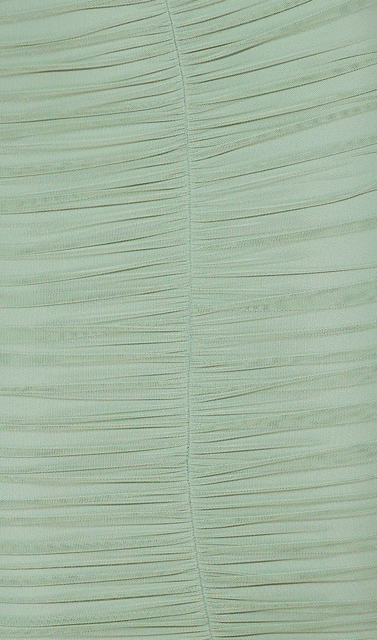 Büzgülü File Uzun Elbise