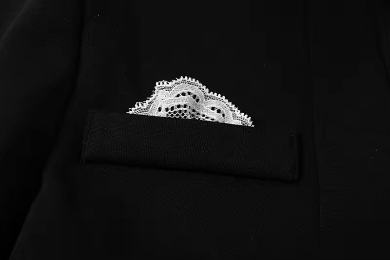 MAJESTE Dantel Detaylı Blazer