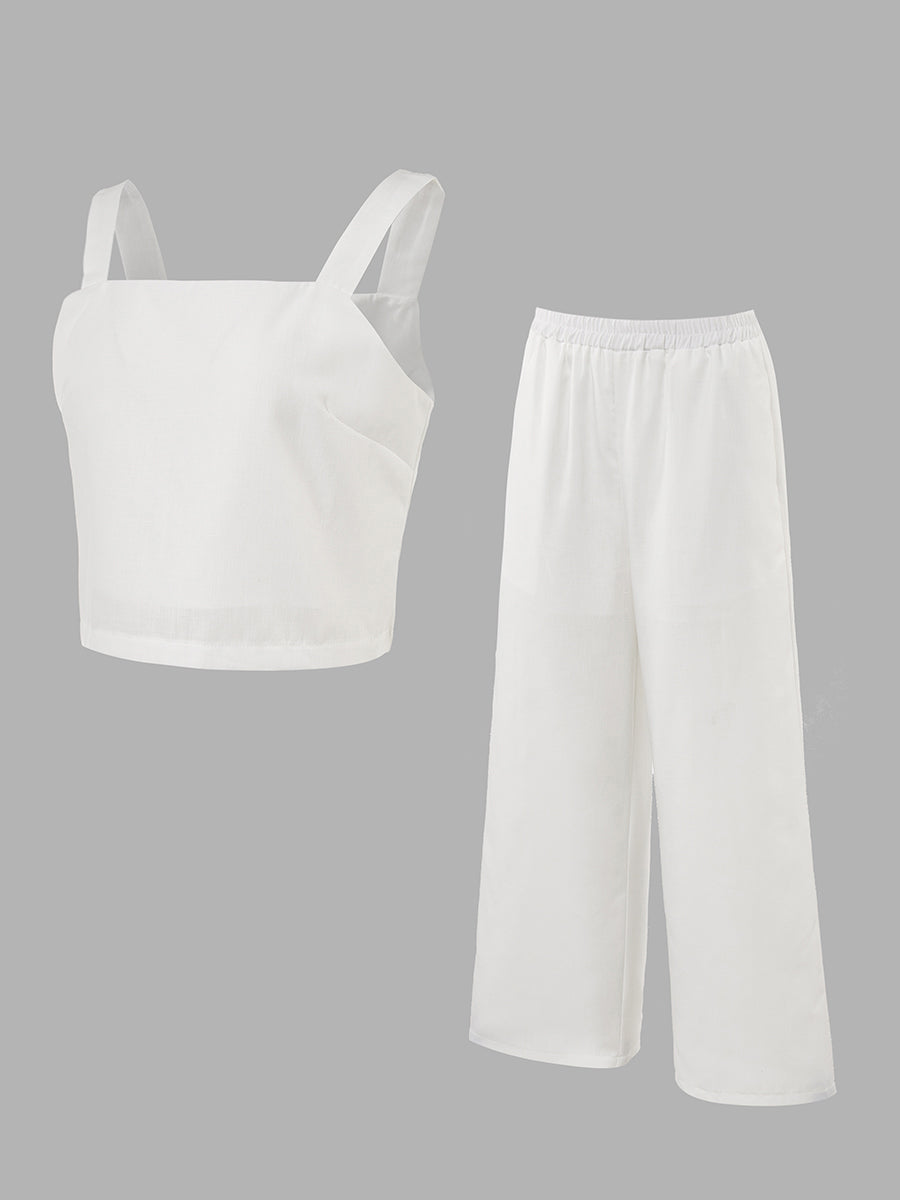 Crop Pantolon Takımı