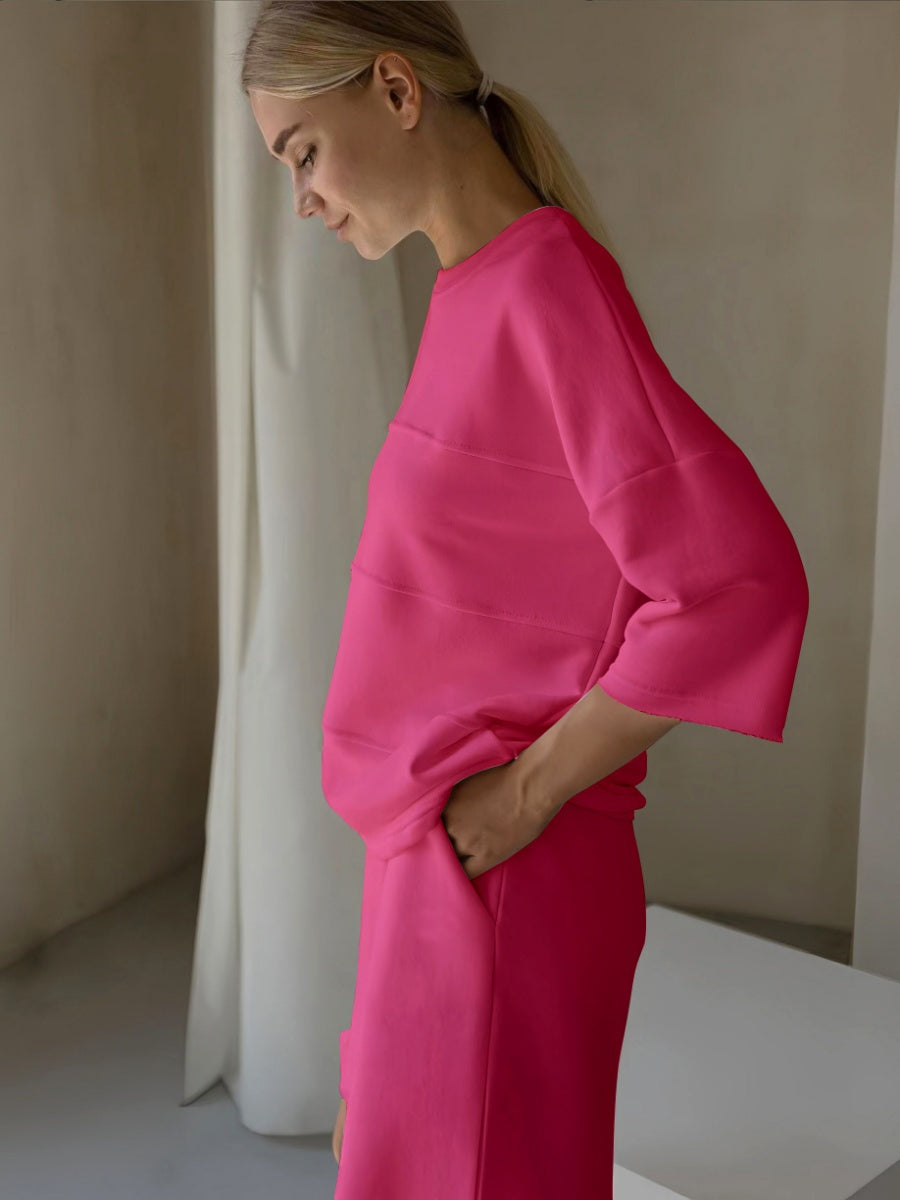 Rahat Pamuklu Şort Takım