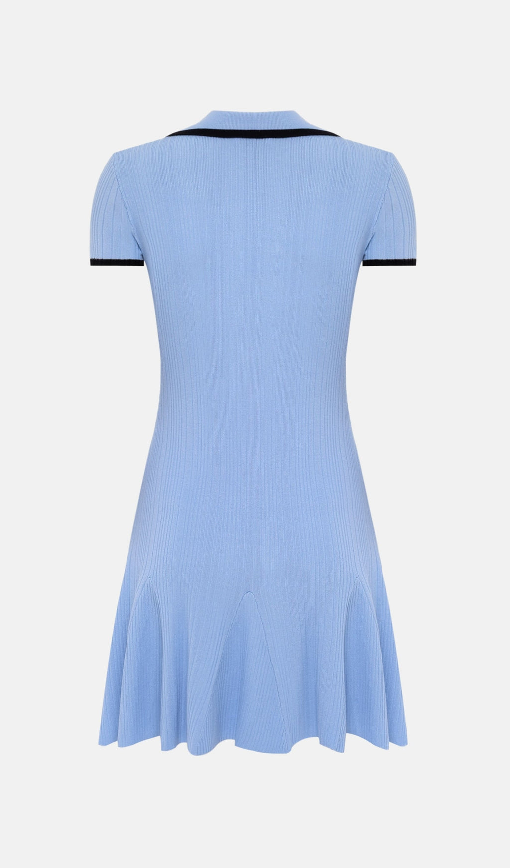 Kontrast Detaylara Sahip Mini Ribanalı Elbise