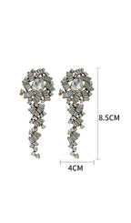 Yapay Elmas Sarkan Damla Küpeler