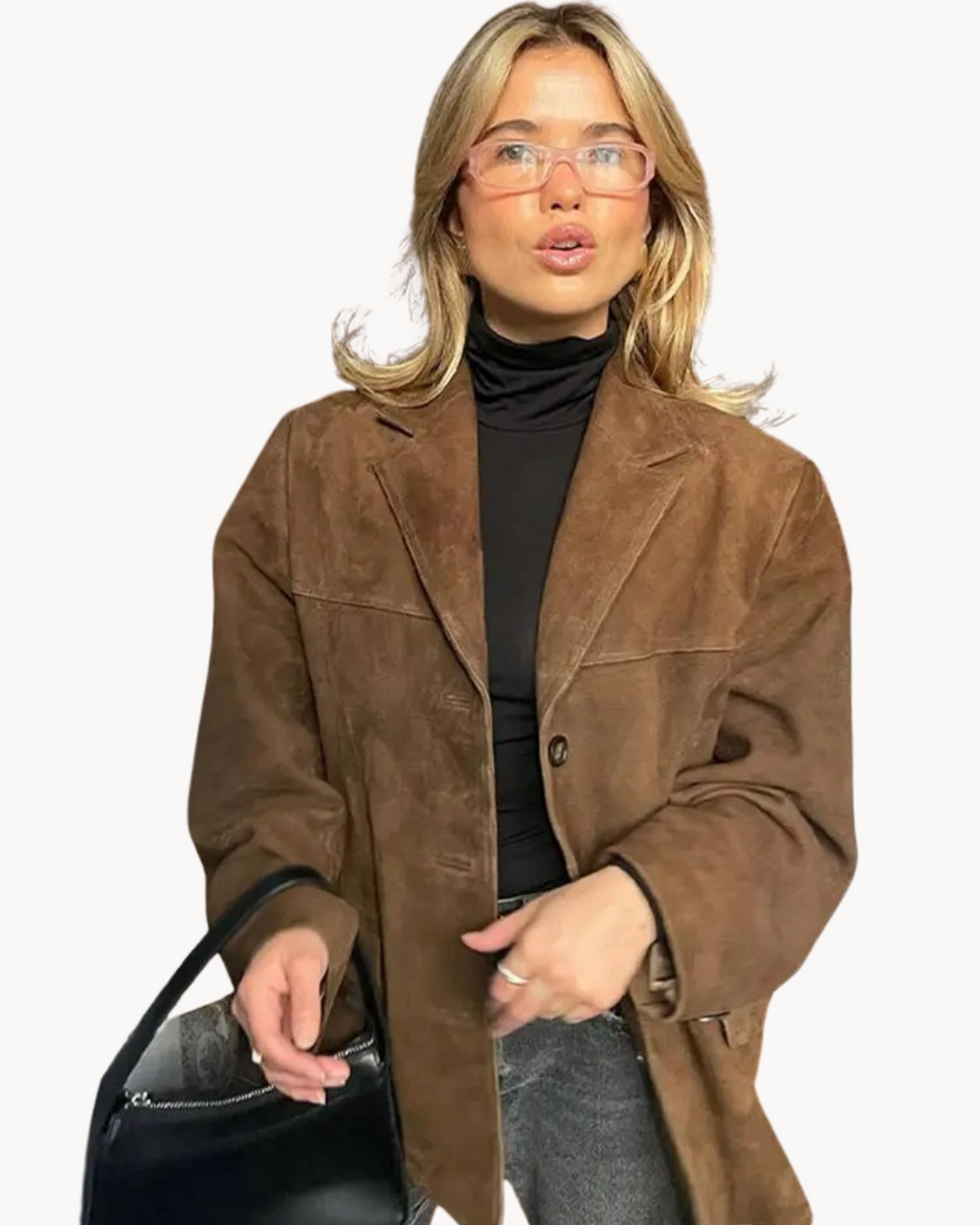 Paola Wildleder-Blazer