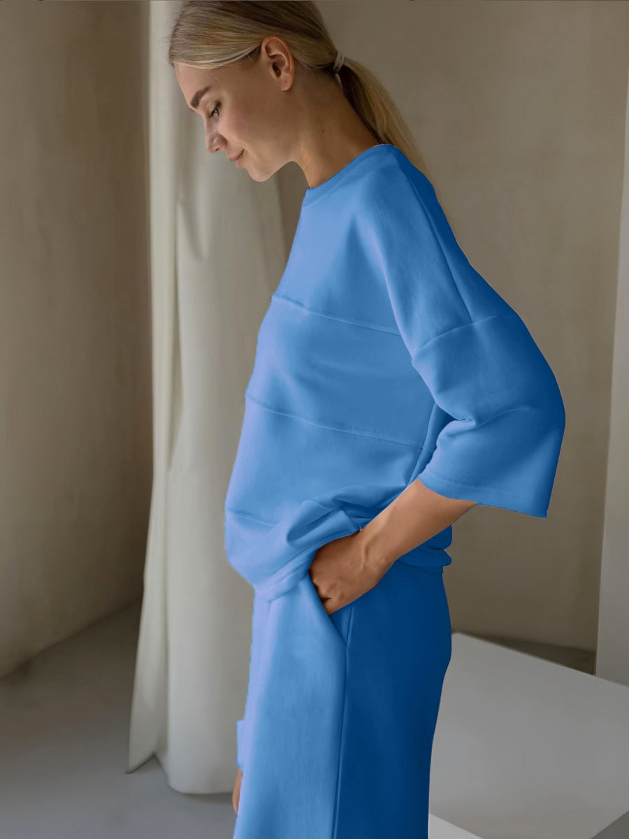 Rahat Pamuklu Şort Takım