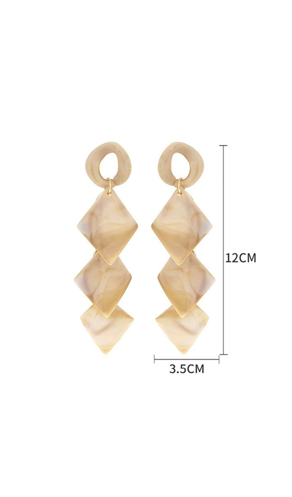 Geometrik Sallantılı Küpeler