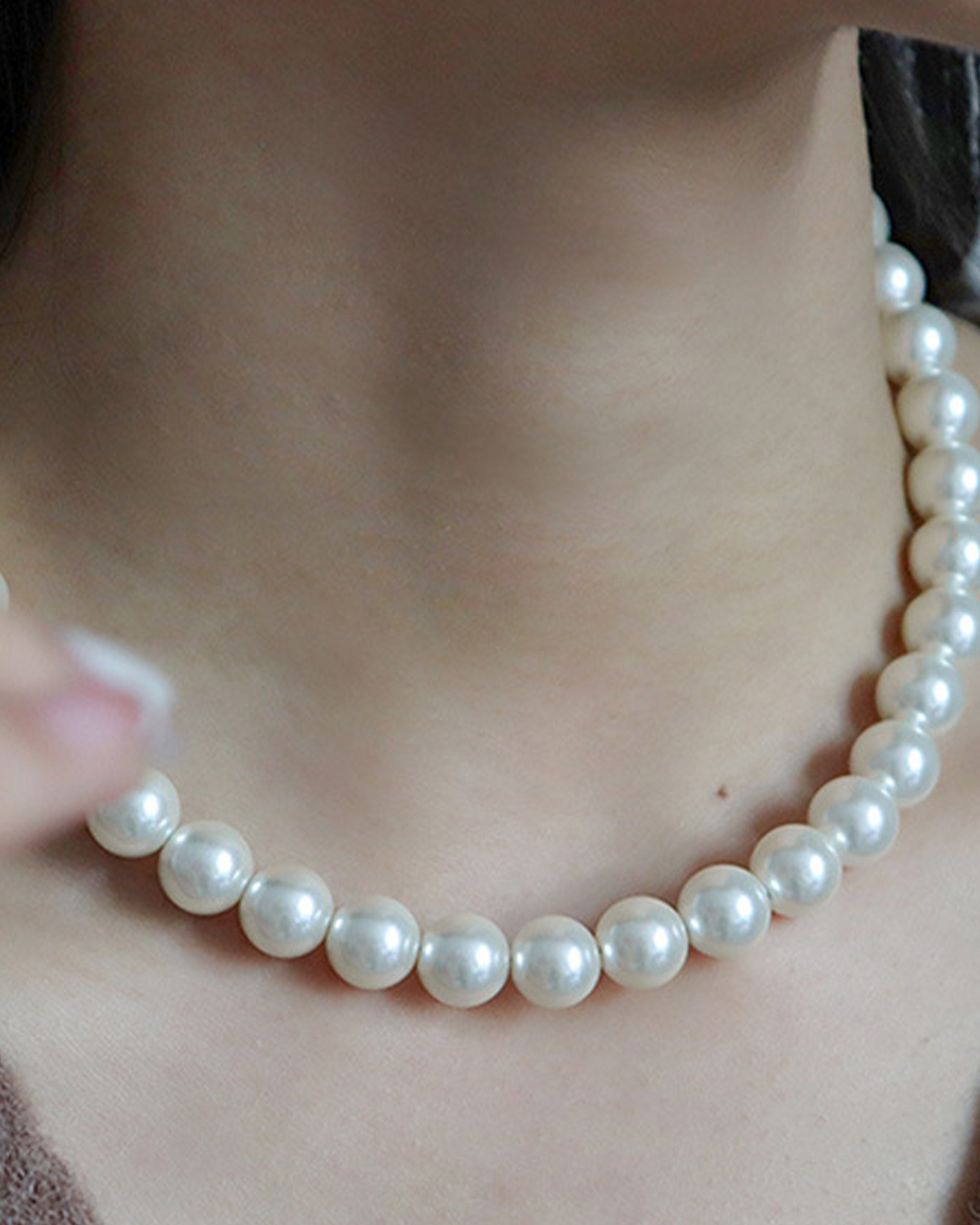 Zarif Ve Sade İnci Kolye