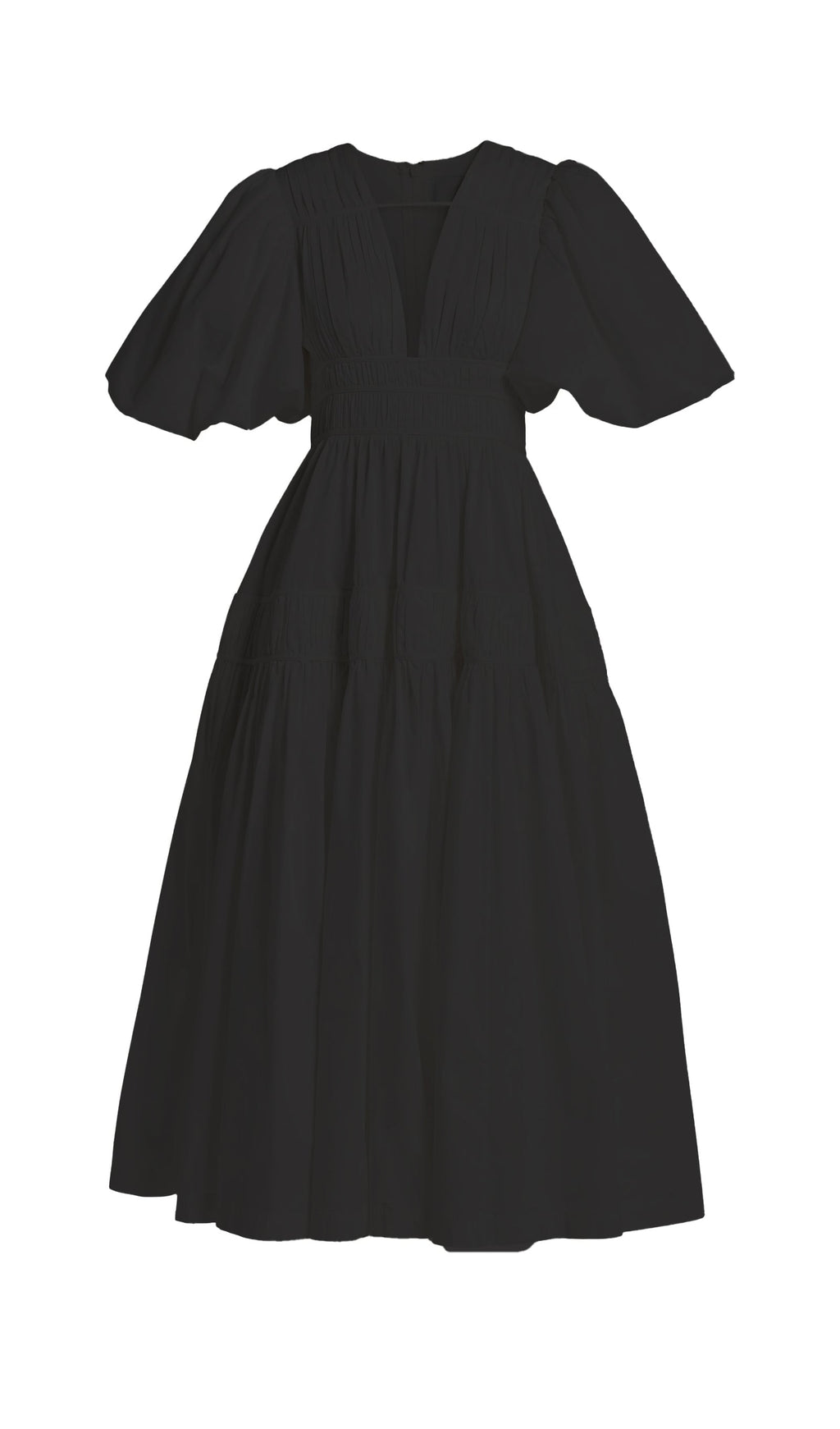 Fallingwater Fırfırlı Midi Elbise