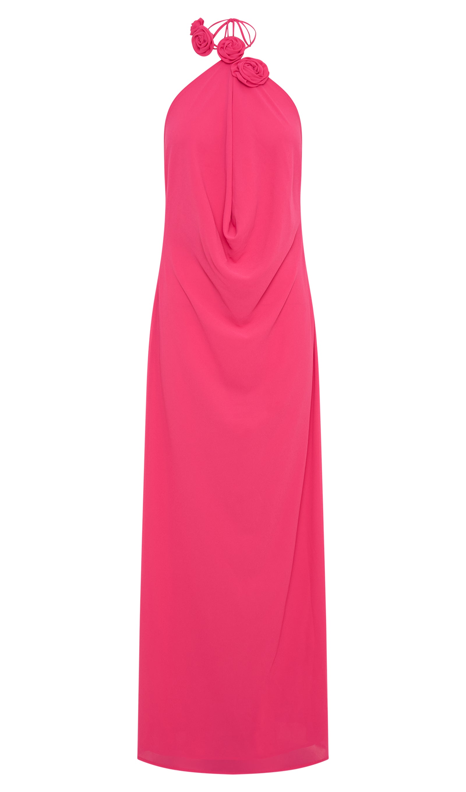 Kapüşonlu Uzun Elbise