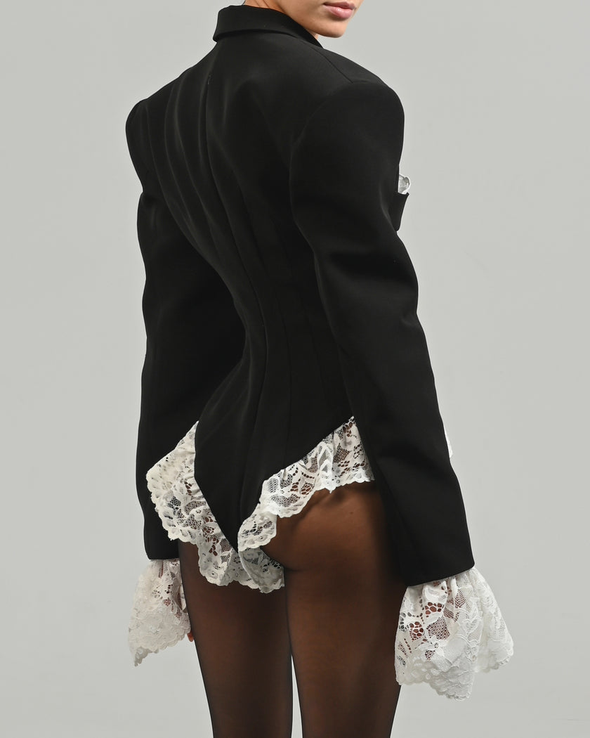 MAJESTE Dantel Detaylı Blazer