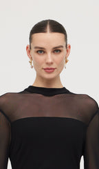 Altın Çiçek Küpeler