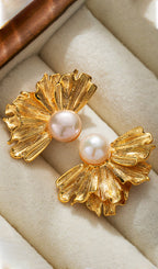 Retro Yaprak Küpeler